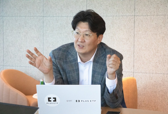 금정섭 한화자산운용 ETF본부장이 ETF 시장 트렌드에 대해 설명했다. 사진은 금 본부장. /사진=한화자산운용 