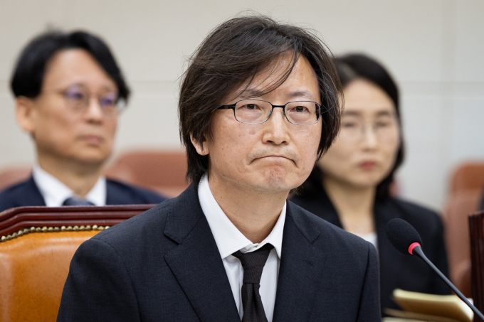 사진은 지난 5일 주병기 공정거래위원장 후보자가 서울 여의도 국회에서 열린 인사청문회에 출석해 의원 질의를 경청하고 있는 모습. /사진=뉴스1