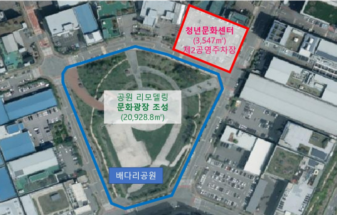수원 델타플렉스 '복합문화공간' 위치도. /사진=수원시
