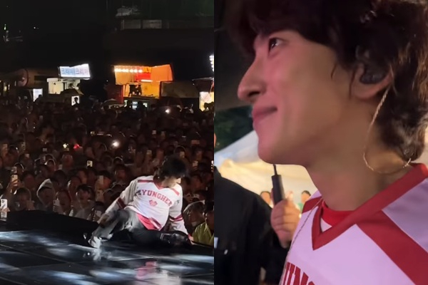 잔나비 최정훈이 무대에서 넘어지는 사고를 당했다. /사진=최정훈 인스타그램