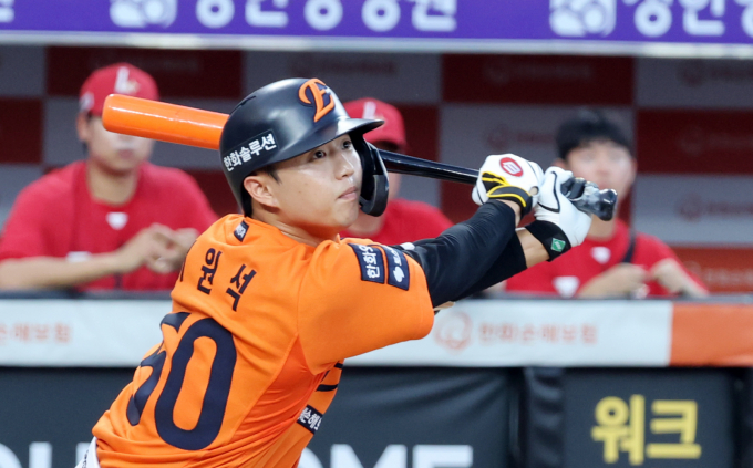 한화 이글스 이원석이 팀의 상승세를 이끌었다. 사진은 한화에서 활약 중인 이원석의 모습. /사진=스타뉴스