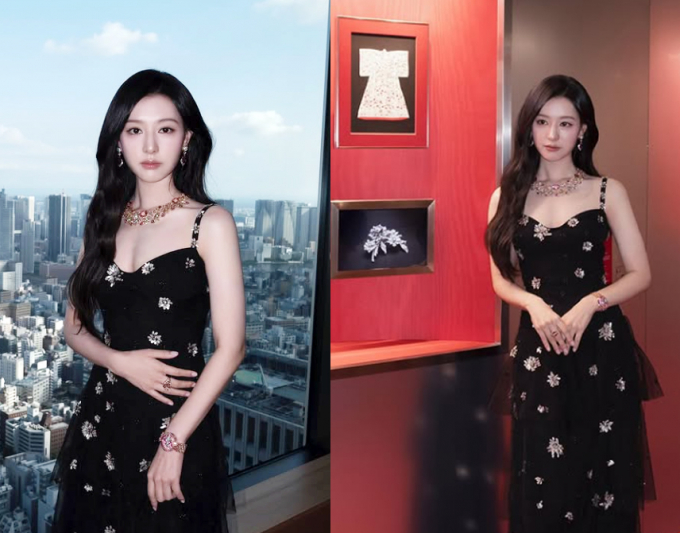배우 김지원이 17일 자신의 인스타그램에 럭셔리 브랜드 행사에 참석한 사진을 게재했다. 사진은 배우 김지원이 블랙드레스와 주얼리는 매치한 모습. /사진=김지원 인스타그램 캡처