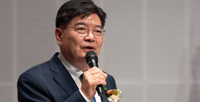 GH 신임 사장에 취임한 김용진 기획제정부 차관. /사진제공=GH