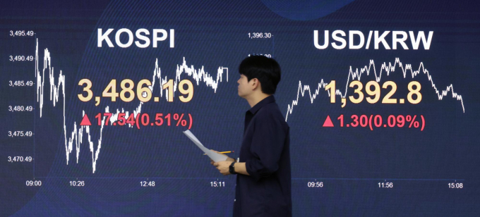 최근 주식시장과 외환시장의 움직임이 과거와 달라졌다는 분석이 나온다. 사진은 23일 오후 서울 여의도 KB국민은행 스마트딜링룸의 모습. /사진=뉴시스