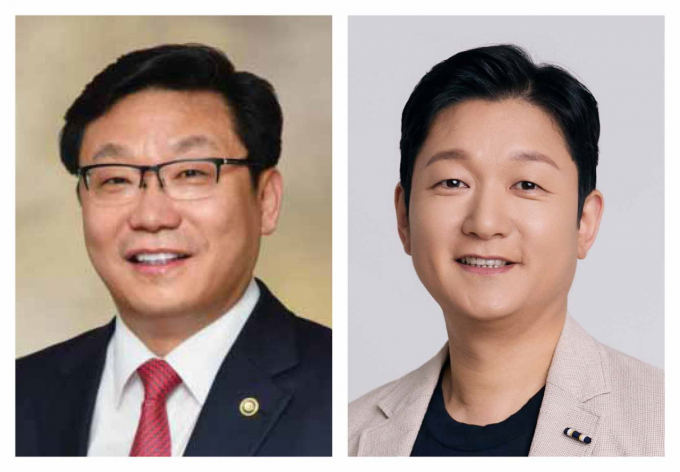 주형환 저출산고령사회위원회 부위원장(왼쪽)과 조영태 서울대 보건대학원 교수(서울대인구정책 연구센터장)가 머니S 주최 ‘시대포럼’에서 각각 '인구 Onus를 경제 Plus로: 초고령사회 성장전략으로서 Age-tech'와 '최적의 선택을 위한 도구, 인구학'을 주제로 기조연설에 나선다. /사진=머니S