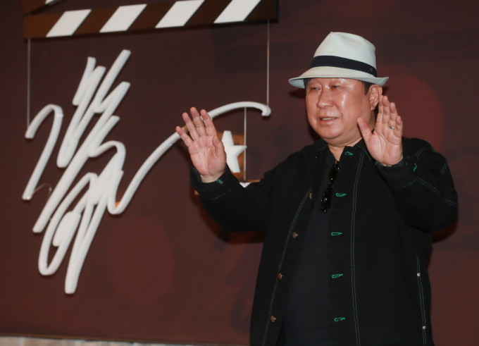 배우 임하룡이 배우 장동건과의 인연을 공개했다. 사진은 지난 2023년 5월 서울 메가박스 성수에서 진행된 강수연 추모전 '영화롭게 오랫동안'에 참석한 배우 임하룡. /사진=머니투데이