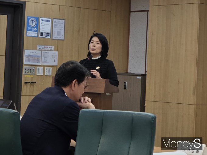 25일 국회 의원회관에서 열린 '사이버침해사고 대응 강화방안 국회 토론회'에서 최민희 과학기술정보방송통신위원회 위원장이 발언하고 있다. /사진=김미현 기자