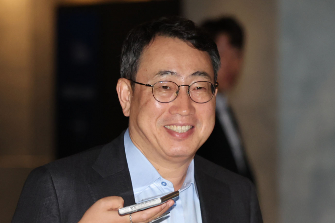 SK텔레콤이 인공지능(AI) 사내독립기업(CIC)을 신설한다.사진은 유영상 SK텔레콤 대표가 지난 8월18일 오전 서울 광진구 워커힐호텔에서 열린 2025이천포럼에 참석하고 있는 모습. /사진=뉴시스