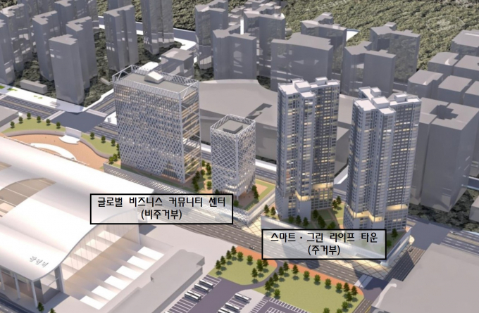 KTX광명역세권 복합개발 조감도(안). /사진제공=광명시