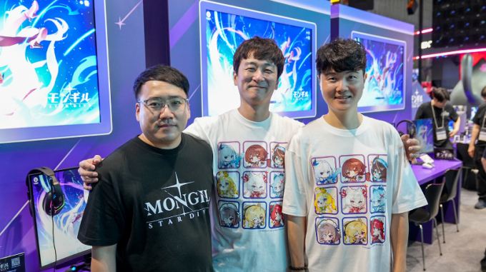 김민균 넷마블몬스터 리드 디렉터(왼쪽부터), 이동조 PD, 넷마블 강동기 사업부장. /사진=넷마블