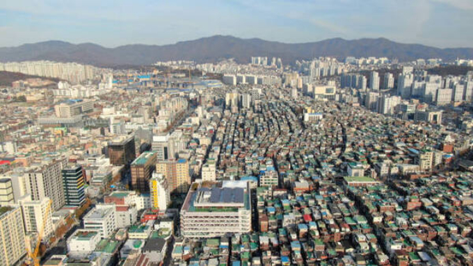 성남시 수정구·중원구 도심 전경. /사진제공=성남시 