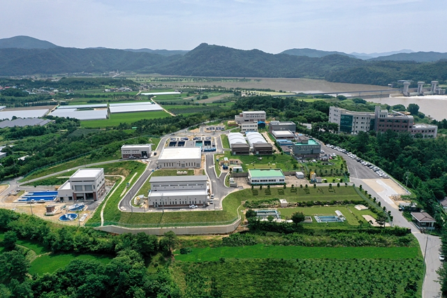 도남정수장 전경/사진제공=경북 상주시