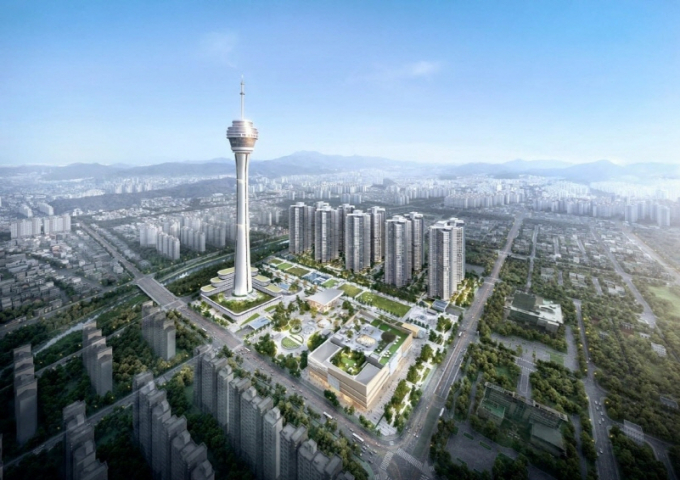 전주시 옛 대한방직 부지에 조성되는 '전주 관광타워 복합개발사업' 조감도./사진제공=전주시