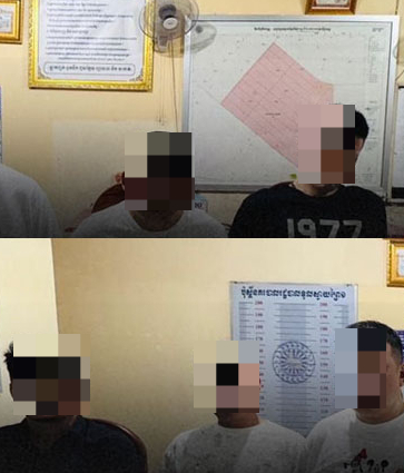 캄보디아 경찰이 프놈펜에서 50대 한국인 남성을 납치 후 고문한 용의자 5명을 체포했다. 사진은 사건 용의자들의 모습. /사진=크메르타임스 홈페이지 캡처
