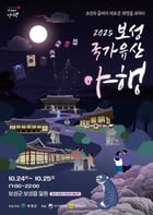                                                                                           '2025 보성 국가유산 야행' 홍보물