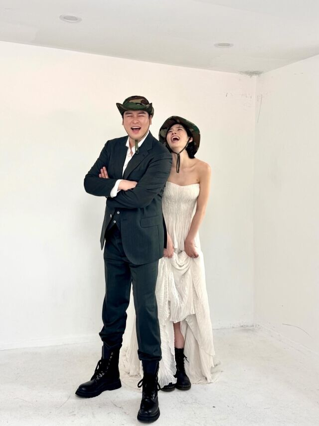 배우 이장우가 연인 조혜원과 함께한 특별한 웨딩 화보를 공개했다. /사진=이장우 인스타그램