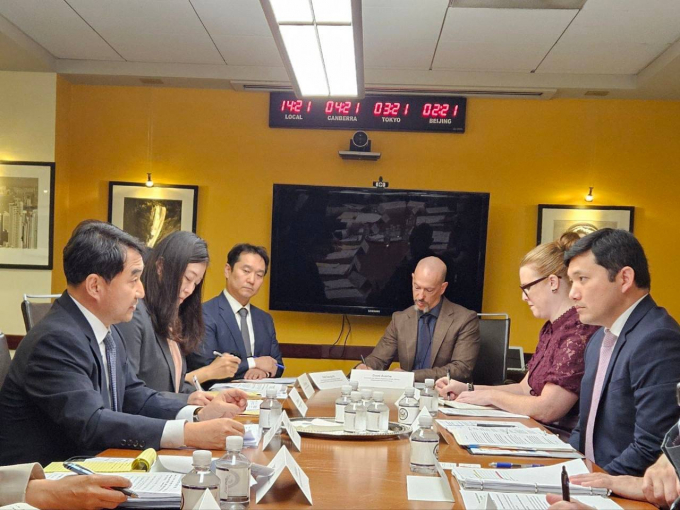 외교부가 한미 비자워킹그룹에서 ESTA로도 B-1 비자 소지자와 동일한 활동이 가능하다는 걸 재확인했다고 밝혔다. 사진은 한미 비자워킹그룹 회의 모습. /사진=외교부 제공