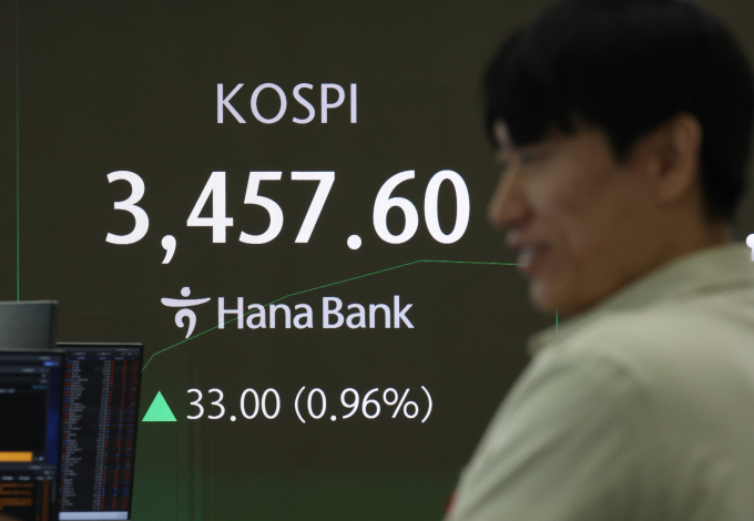코스피가 3450선을 넘어섰다./사진=뉴시스