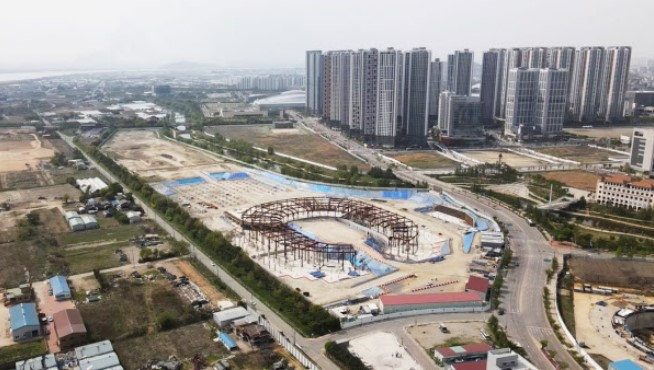 2024년 6월 협약 해제 통보된  K-컬처밸리 T2 아레나부지. /사진제공=고양특례시