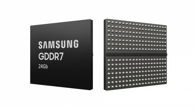 지난해 10월17일 삼성전자가 업계 최초로 12나노급 그래픽용 D램인 24기가비트(Gb) GDDR7 개발을 완료했다고 밝혔다./사진=삼성전자