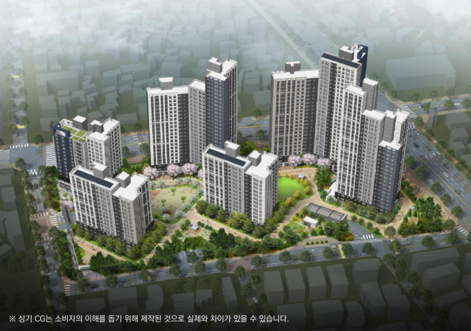 건설업체들이 수도권 입지를 중심으로 신규 아파트를 이달 잇따라 분양한다. 사진은 두산위브 더센트럴 수원 조감도 모습. /사진=두산건설