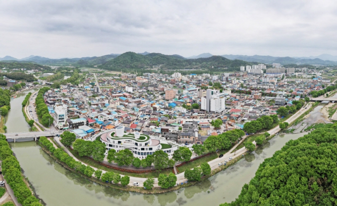 담양읍 전경.