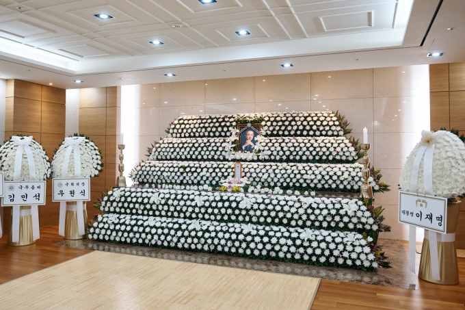 고(故) 최창걸 고려아연 명예회장 장례식장. / 사진=고려아연