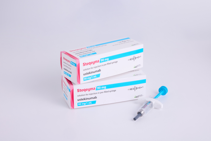 셀트리온이 뉴질랜드 의약품의료기기안전청(MEDSAFE)으로부터 스테키마(개발명 CT-P43) 품목허가를 획득했다. 사진은 셀트리온의 스테키마. /사진=셀트리온