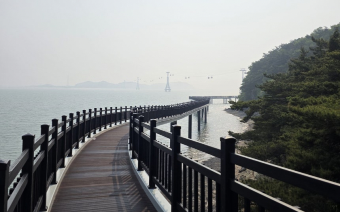 전곡항 지질탐방로 모습. /사진제공=화성특례시