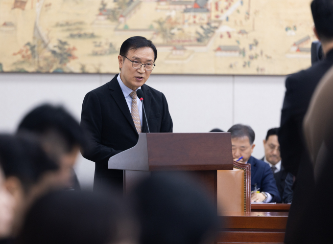 임태희 경기도교육감이 20일 서울 여의도 국회에서 열린 '국회 교육위원회(위원장 김영호) 2025년 국정감사'에 참석해 모두 발언을 하고 있다. /사진제공=경기도교육청