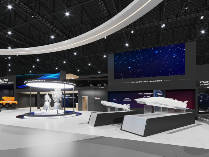 현대로템 ADEX 2025 전시관 조감도. /사진=현대로템