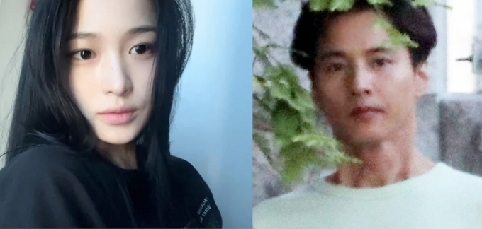 신예  배우 한가을이 배우 원빈의 친조카인 것으로 확인돼 화제가 있다. 사진은 한가을이 인스타그램에 올린 모습과 2020년 5월13일 원빈이 서울 한 거리에서 광고촬영에 앞서 대기하고 있는 모습. /사진=한가을 인스타그램 캡처, 머니투데이