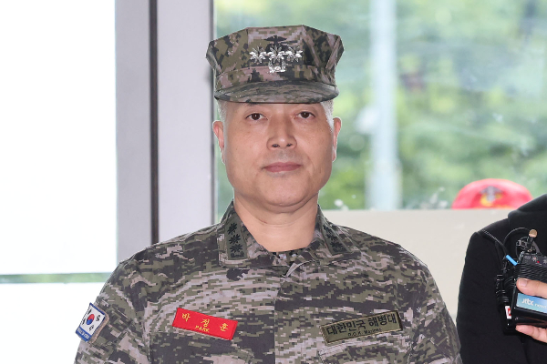 박정훈 해병대 수사단장이 국방부 조사본부로 자리를 옮겼다. 사진은 박정훈 해병대 수사단장이 지난달 4일 오전 서울 서초구 이명현 순직 해병 특별검사 사무실에 참고인 신분으로 6차 소환 조사에 출석하고 있는 모습. /사진=뉴시스
