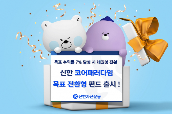 신한자산운용이 4대 핵심 패러다임 기업에 집중 투자하는 '신한코어패러다임 목표전환형 펀드'를 선보였다. /신한자산운용