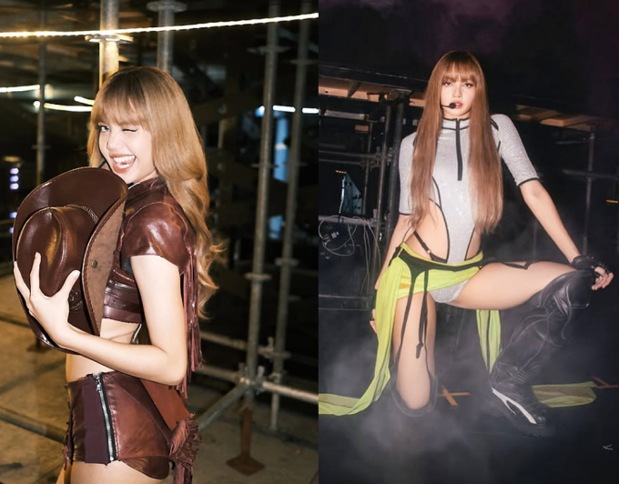 그룹 블랙핑크 멤버 리사가 또 한번 파격 의상을 선보여 눈길을 붙잡았다. 해당 사진은 타이완 가오슝에서 진행된 블랙핑크 아시아 투어 공연에 참여한 리사의 모습. /사진=블랙핑크 리사 인스타그램 캡처