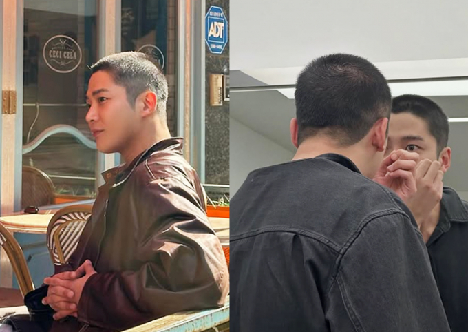 그룹 SF9 출신 배우 로운이 군 복무를 하기 위해 육군 현역으로 입대한다. 사진은 로운이 입대전 머리카락을 자른 모습. /사진=로운 인스타그램 캡처