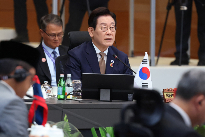이재명 대통령이 27일(현지시각) 말레이시아 쿠알라룸푸르에서 열린  '한-아세안 정상회의'에서 최근 국제적 문제로 비화된 온라인 스캠 범죄에 대한 초국가적 대응과 협력 의지를 피력했다. /사진=뉴시스  