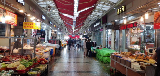 김해외동시장 모습./사진=경남도
