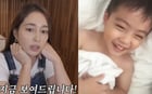 배우 이민정이 지산의 유튜브 채널을 통해 아들 이준후의 26개월 시절 모습을 공개하며 근황을 전했다. 해당 장면은 이민정이 팬들의 요청에 아들 준후의 어린시절 영상을 공개한 모습. /사진=유튜브 채널 '이민정 MJ' 캡처