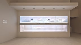 자이갤러리는 미래 주거 기술을 체험할 수 있는 공간으로 자사 브랜드 아파트의 입주민과 시공 계약을 체결한 정비사업(재개발·재건축) 조합원을 대상으로 홍보하기 위해 운영된다. 바닥구조에 따른 층간소음 시뮬레이션 영상. /사진 제공=GS건설