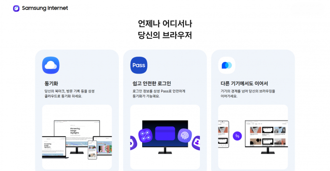 삼성 인터넷 PC 브라우저. /사진=삼성전자