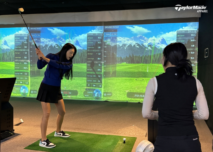 테일러메이드 어패럴이 VIP 고객을 대상으로 원포인트 레슨을 진행하는 등 고객 접점을 넓히고 있다. /사진=테일러메이드 어패럴