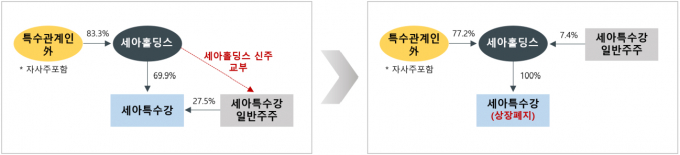 지분구조 도식도. /사진=세아그룹