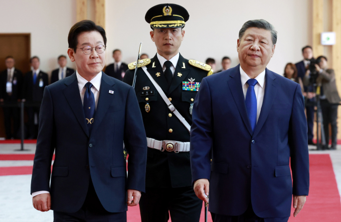 이재명 대통령과 시진핑 중국 국가주석이 1일 경주에서 한중 정상회담을 시작했다. /사진=뉴시스