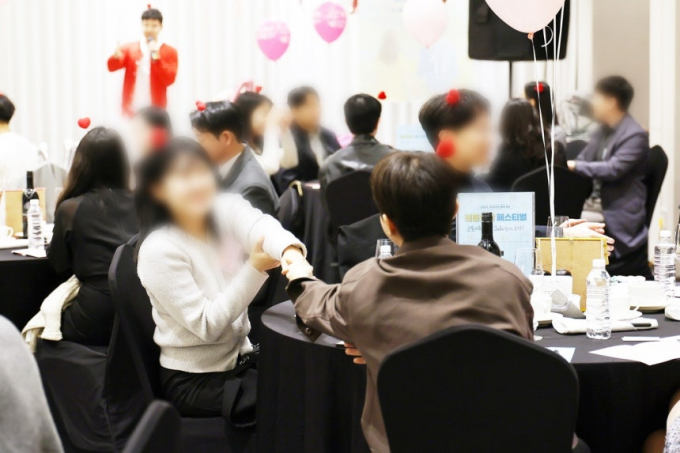 오산-군포 첫 공동 청춘만남 행사 모습. /사진제공=오산시 