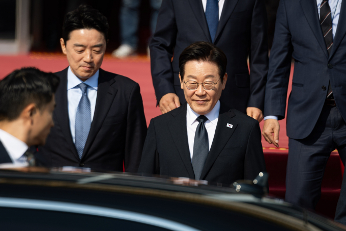 이재명 대통령이 한국과 미국이 지난달 29일 타결한 관세 협상과 관련해 "최악의 상황에서도 최선의 결과를 만들기 위해 영혼까지 갈아 넣으며 총력을 다했다"고 자평했다.사진은 이재명 대통령이 4일 오전 서울 여의도 국회에서 시정연설을 마치고 본청을 나서고 있는 모습. /사진=국회사진기자단