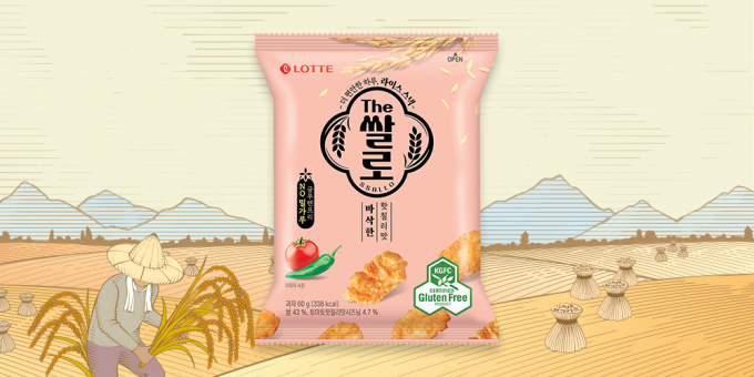 롯데웰푸드가 론칭한 미과 통합 브랜드 '쌀로'. /사진=롯데웰푸드