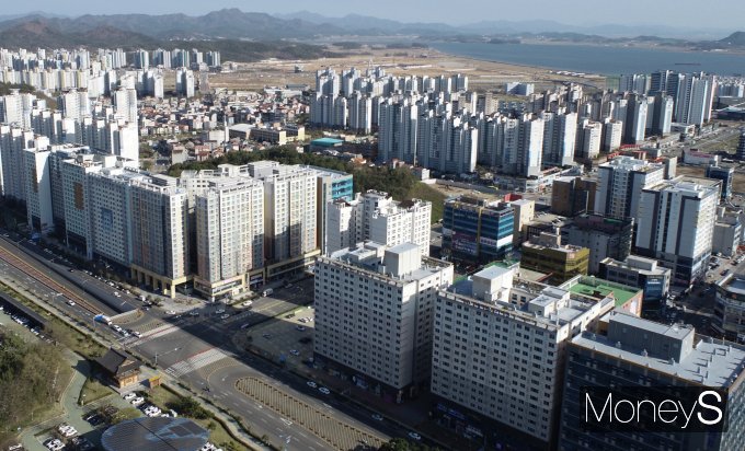 전남 무안 남악지구 아파트 단지 전경. /사진=머니S DB.