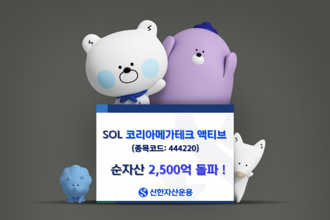 신한자산운용이 'SOL 코리아메가테크액티브' ETF가 흥행하고 있다고 밝혔다. /사진=신한운용