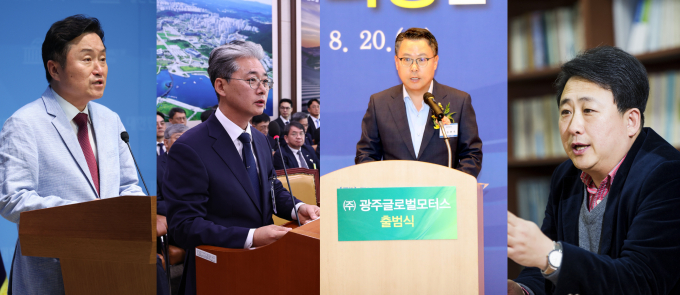 HUG는 현재 임추위를 구성했다. 내년 1월 임명 절차가 마무리될 전망이다. 사진은 (왼쪽부터) 최인호 전 더불어민주당 의원, 권대철 건설기술교육원장, 송종욱 전 광주은행장, 오동훈 서울시립대 교수. /사진=뉴스1, 뉴시스